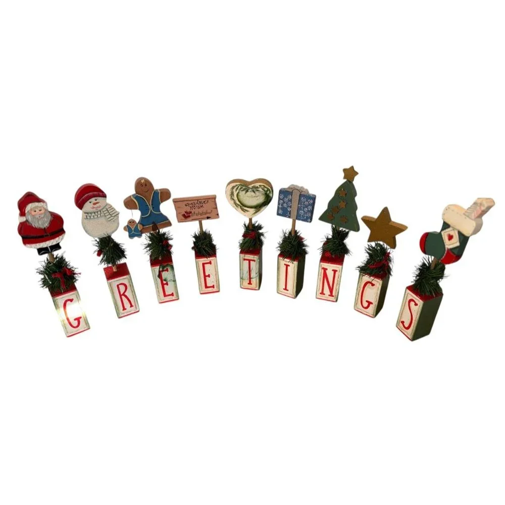 HM Wooden Blocks Christmas 